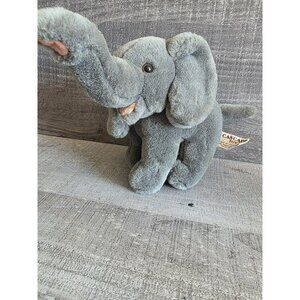 Cascade Toy Elephant Plush Stuffed Animal Toy Gray 7” Tall 9” Long Lovey G30
